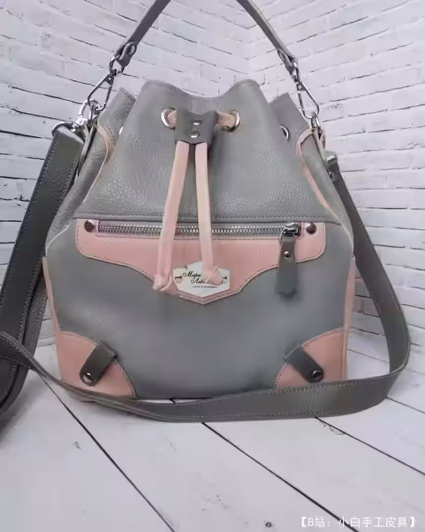 女士皮革背包Torba图案 - 1