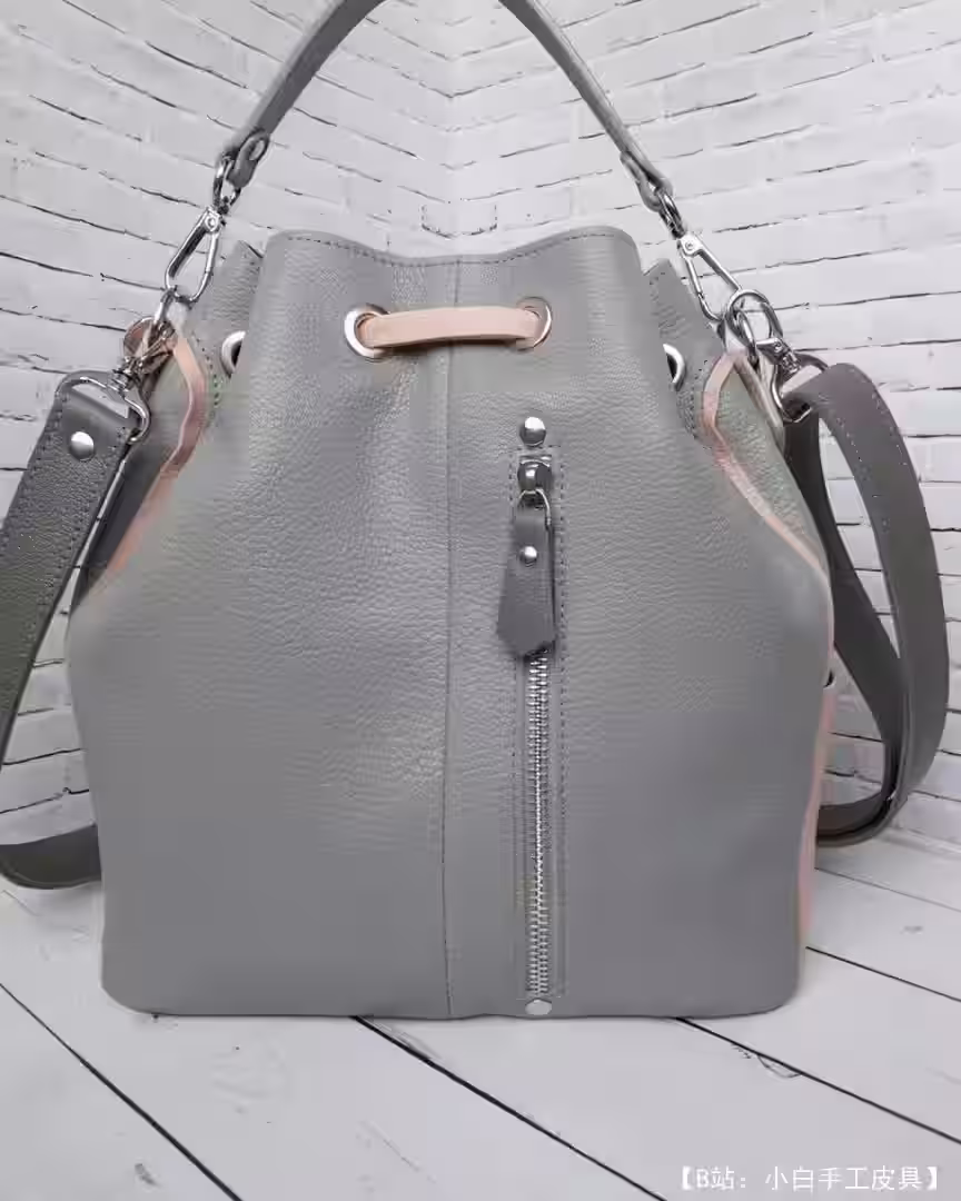 女士皮革背包Torba图案 - 2