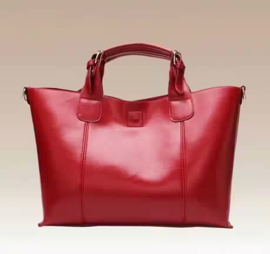 女士皮革手提包图案 - 4