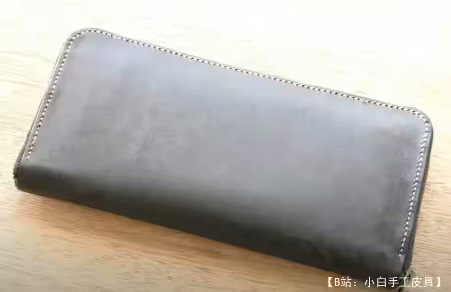 真皮钱包-加长图案 - 1