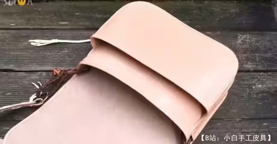 女士皮革单肩包图案（斜挎包） - 4