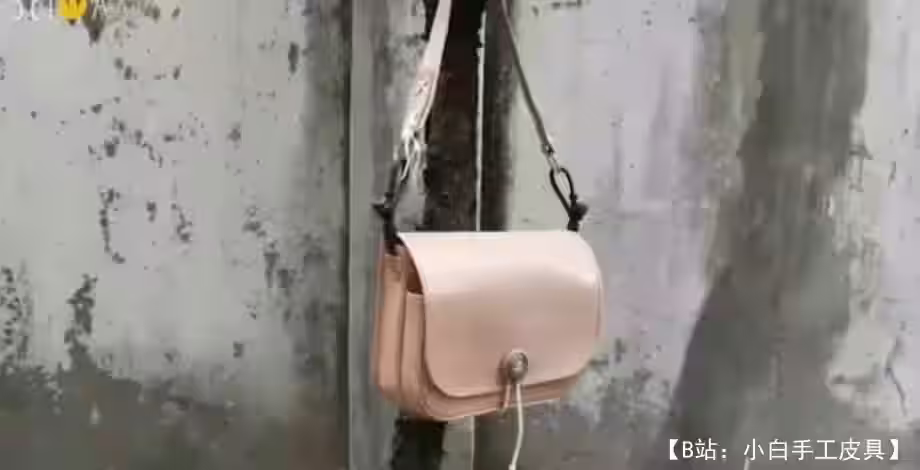 女士皮革单肩包图案（斜挎包） - 5