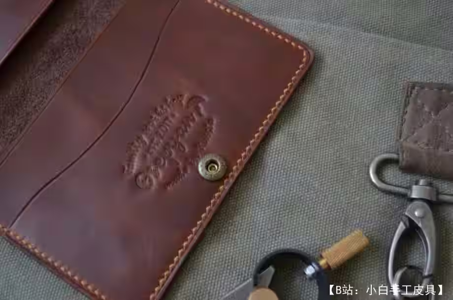 俄罗斯护照皮革封面图案，带有 SNILS 和其他文件隔层 - 3