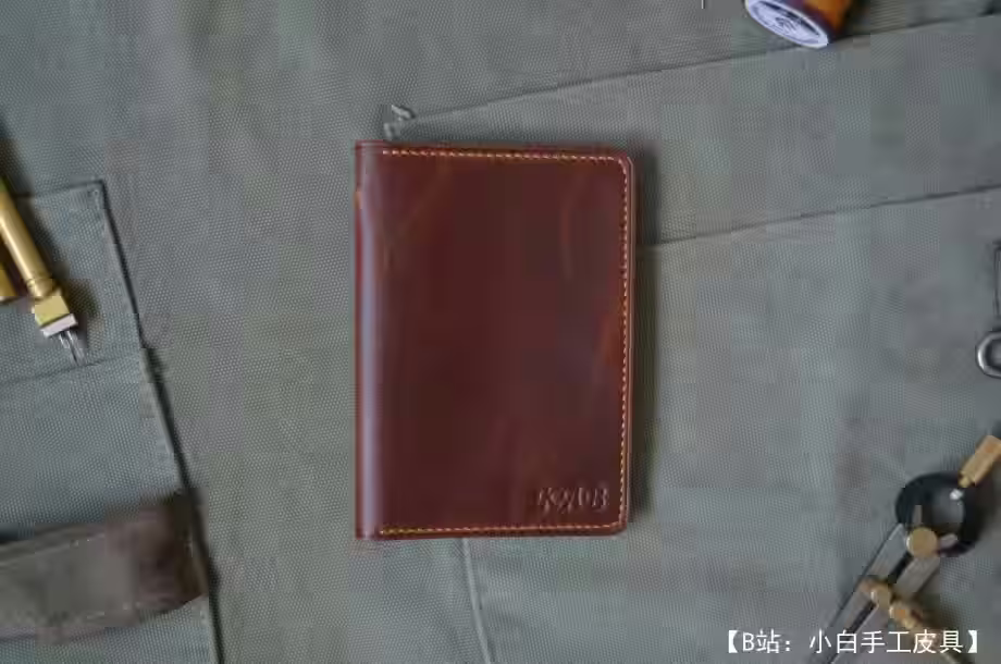 俄罗斯护照皮革封面图案，带有 SNILS 和其他文件隔层 - 6