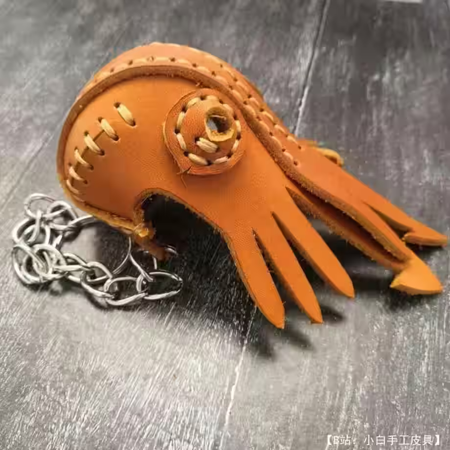 克苏鲁皮革钥匙扣头像图案 - 2