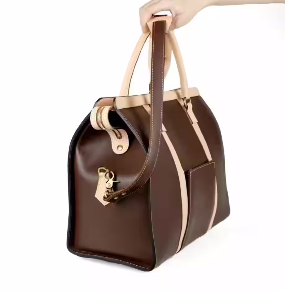 皮革旅行包图案 - 1