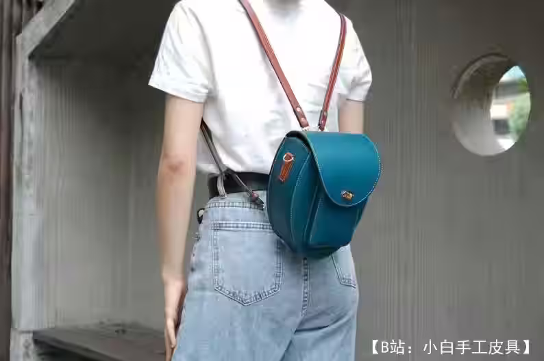 小号皮革女包/背包图案（可变形） - 1