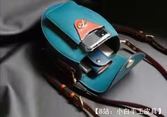 小号皮革女包/背包图案（可变形） - 4