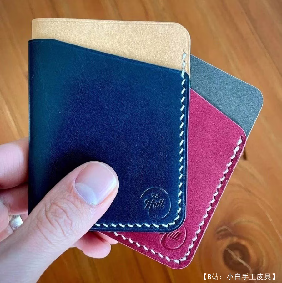 皮革钱包卡夹图案 - 3