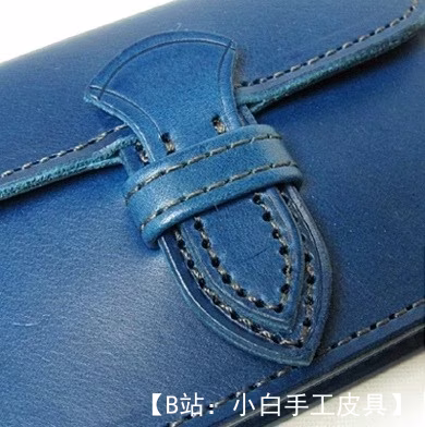 一个简单的卡夹图案，可在肩带上放置大量卡片 - 3