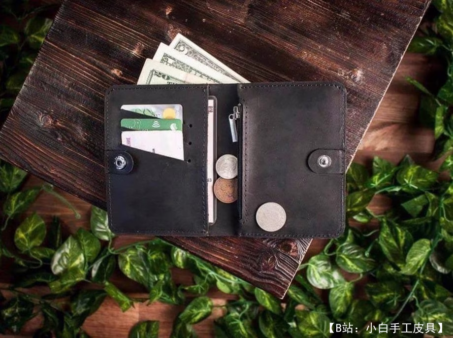 用于汽车文件的皮革通用钱包的图案 - 1