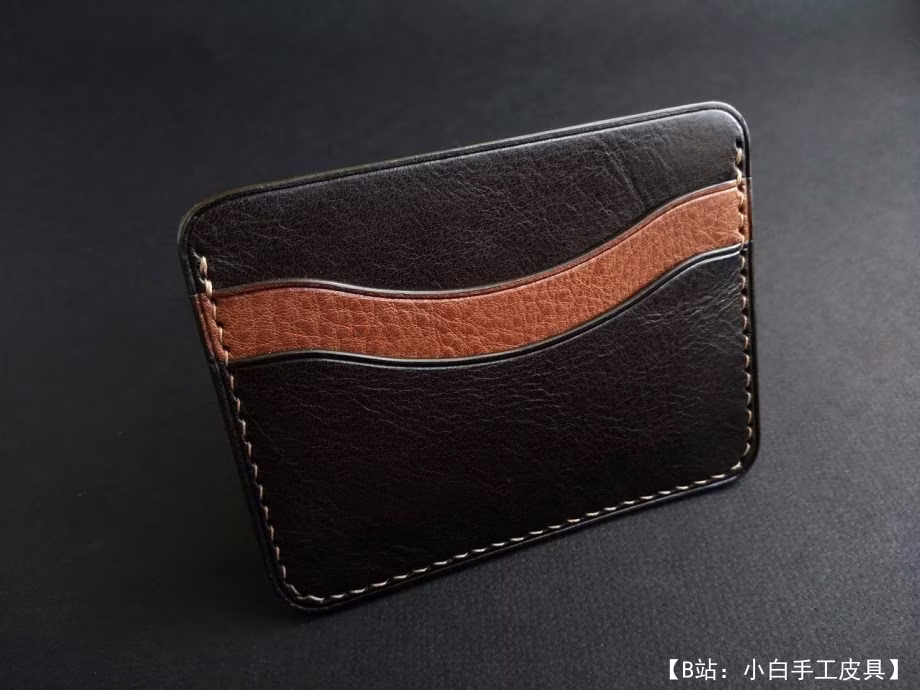 皮革横向卡夹图案 - 1