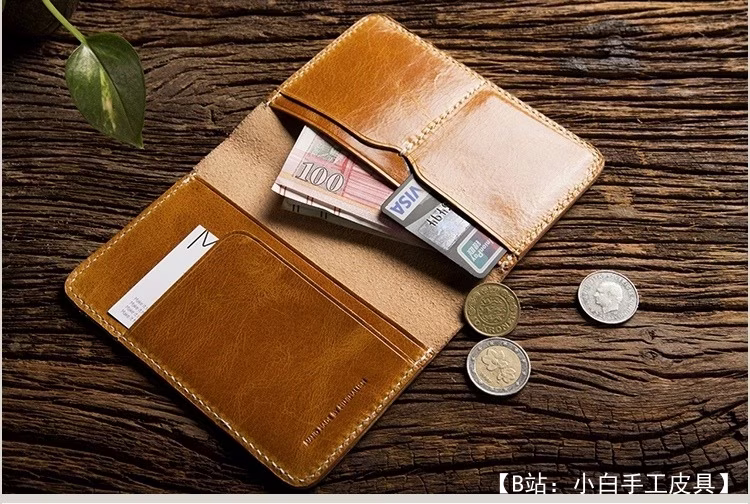 皮革卡片小双折图案 - 1