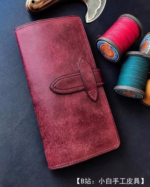 有趣的带肩带长钱包的图案 - 1