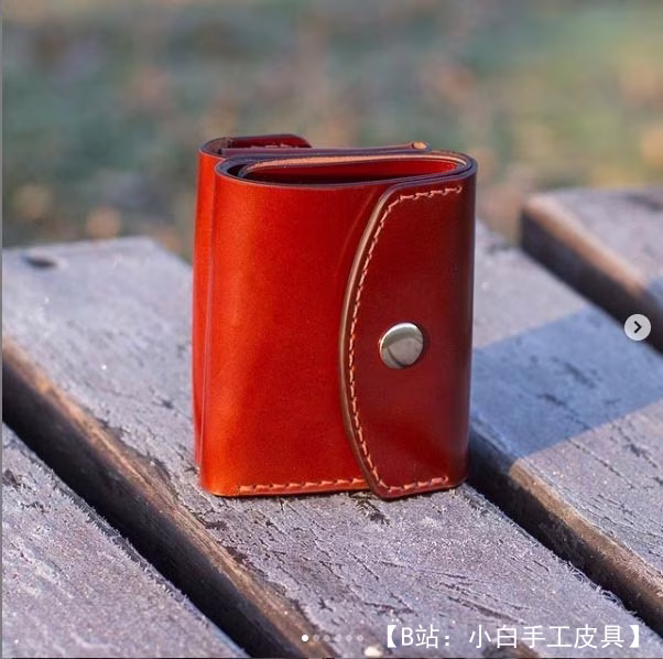 女士三折钱包图案 - 1