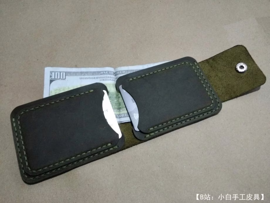 带按钮的迷你钱包的图案 - 2