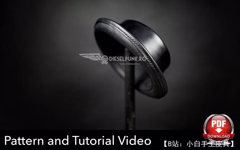 皮帽图案（猪肉帽） - 3