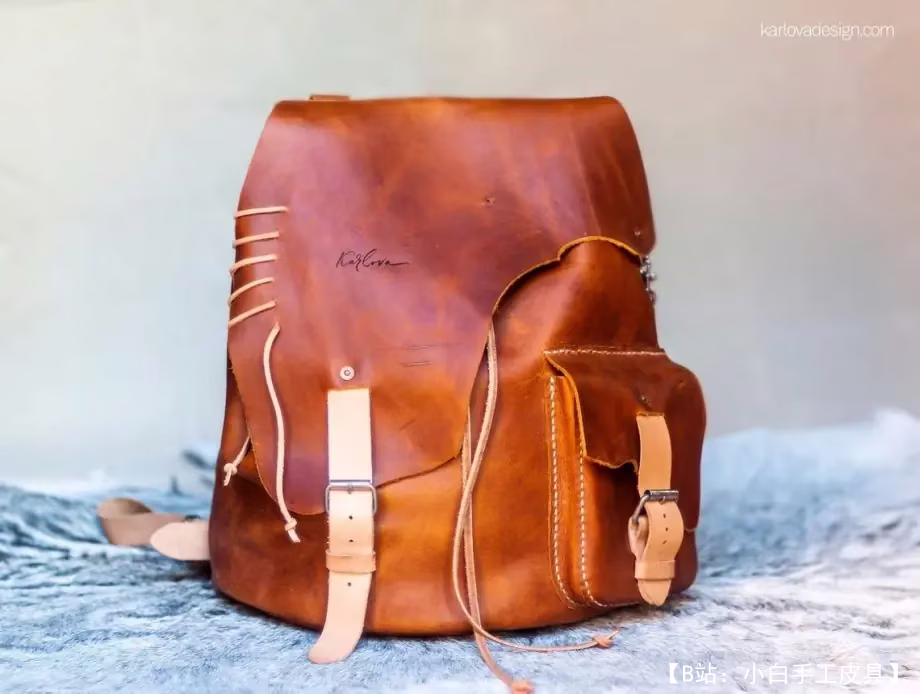 图案软皮简约背包 - 1