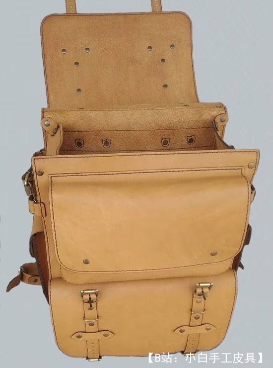 大号皮革背包图案 - 3