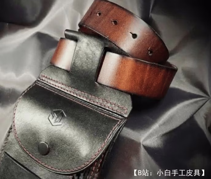 皮带上皮革平板电脑包的图案 - 3